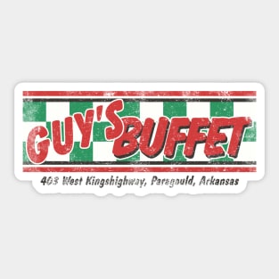 Guy's Buffet Sticker